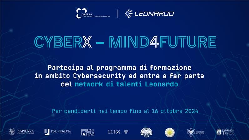 Al via la seconda edizione di CyberX-Mind4Future