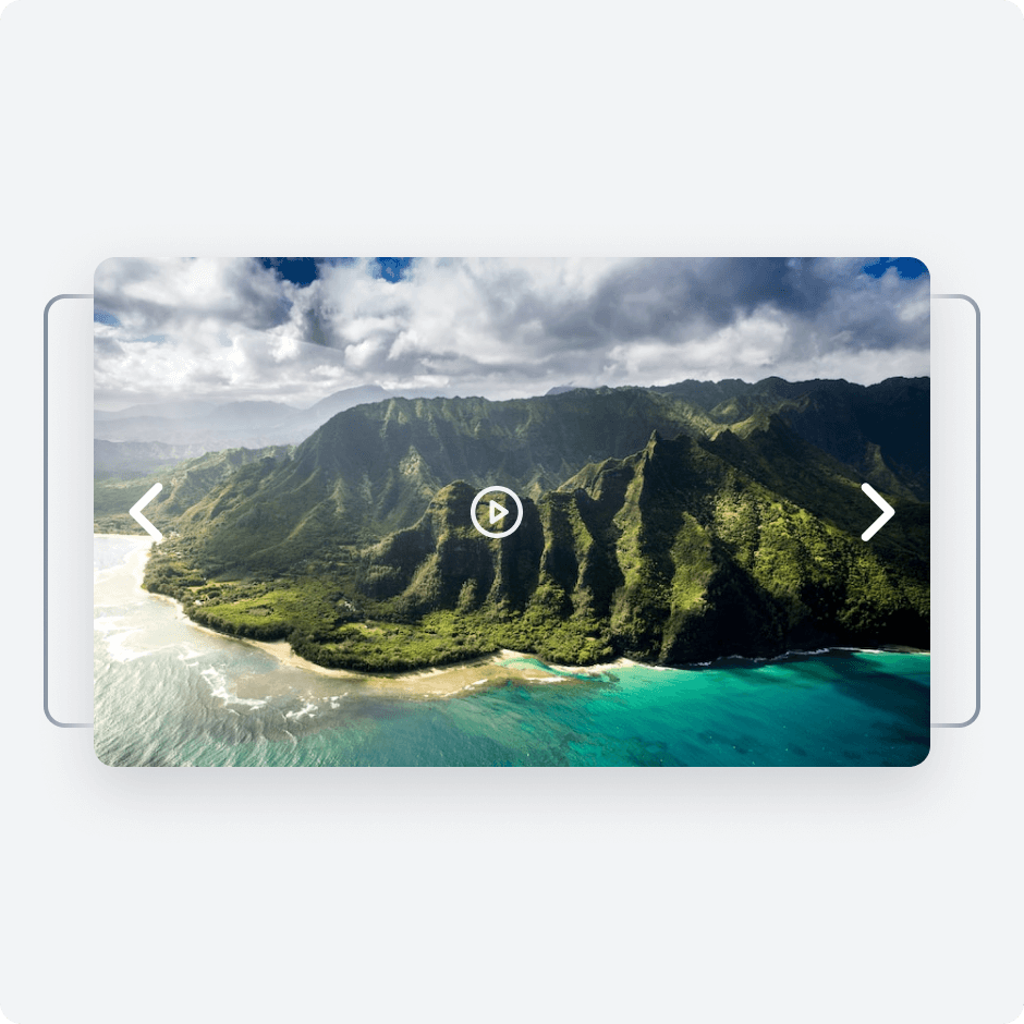 Slideshow with Video Background