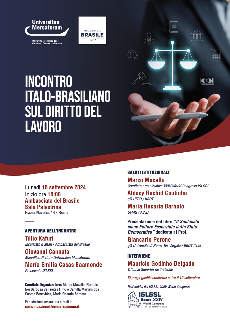 Incontro italo-brasiliano sul diritto del lavoro