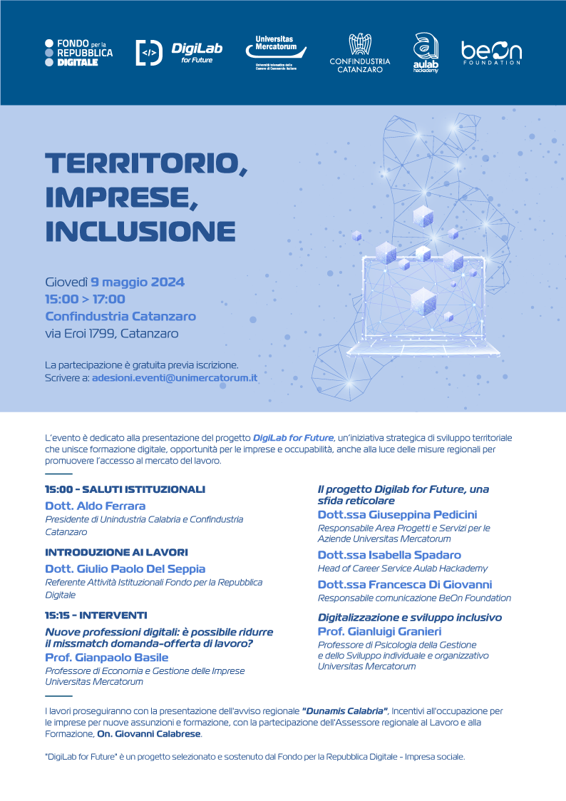 Territorio, Imprese, Inclusione