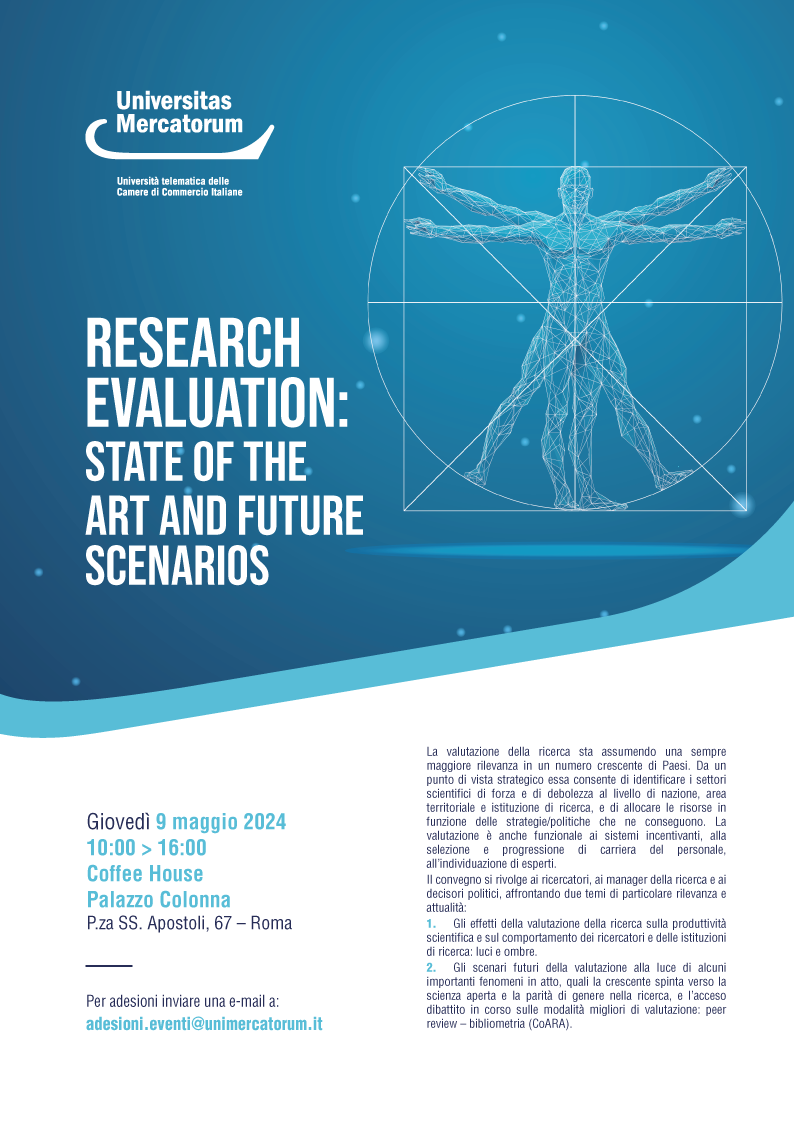 Research evaluation: state of the art and future scenarios