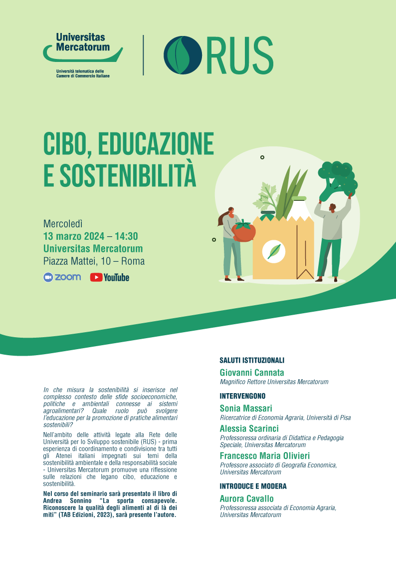 Cibo, educazione e sostenibilità