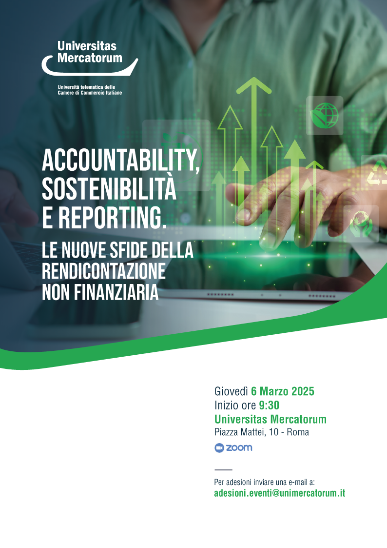 Accountability, Sostenibilità e Reporting. Le nuove sfide della rendicontazione non finanziaria