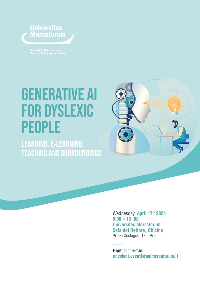 Generative AI for dyslexic people. Learning, E-learning, teaching and sorroundings